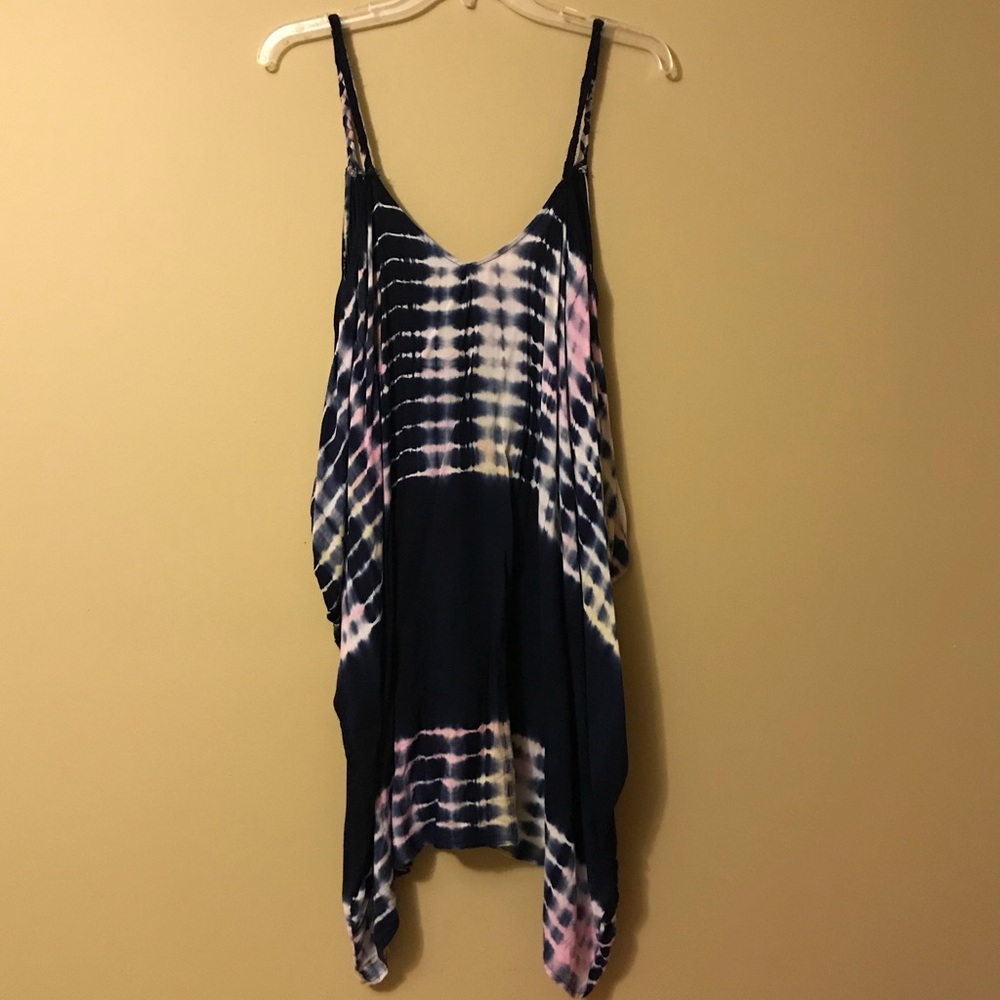 Boutique tie dye swimsuit cover up